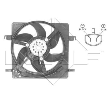 Větrák, chlazení motoru NRF 47037