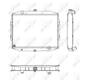 Chladič, chlazení motoru NRF 504125