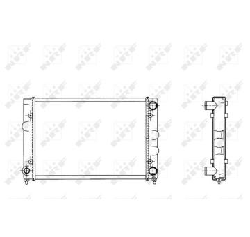Chladič, chlazení motoru NRF 509505