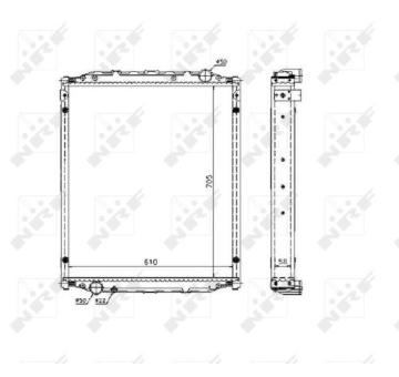 Chladič, chlazení motoru NRF 51604