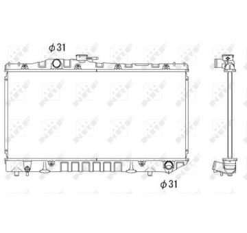 Chladič, chlazení motoru NRF 516712
