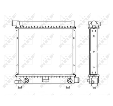 Chladič, chlazení motoru NRF 517662