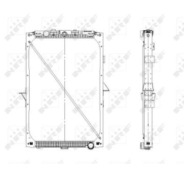 Chladič, chlazení motoru NRF 519559X