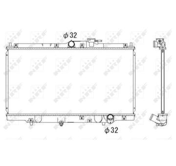 Chladič, chlazení motoru NRF 526717