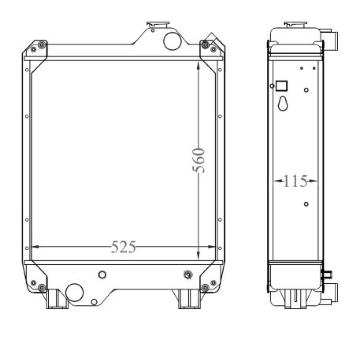 Chladič motora NRF 530002