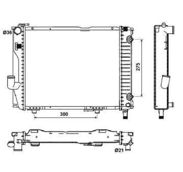 Chladič, chlazení motoru NRF 53030