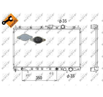 Chladič, chlazení motoru NRF 53304