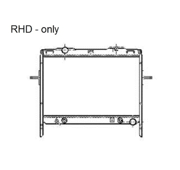 Chladič, chlazení motoru NRF 53369