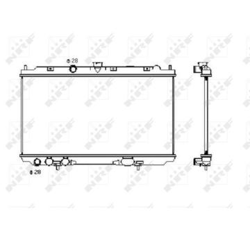 Chladič, chlazení motoru NRF 53427