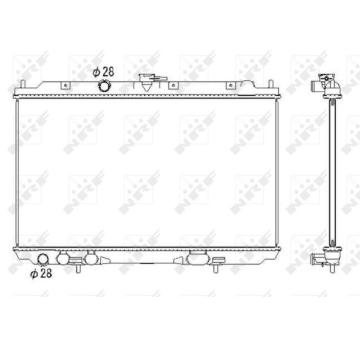 Chladič, chlazení motoru NRF 53435