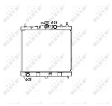 Chladič, chlazení motoru NRF 53476
