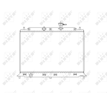Chladič, chlazení motoru NRF 53491