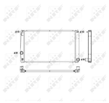 Chladič, chlazení motoru NRF 53589