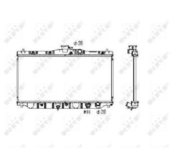 Chladič, chlazení motoru NRF 536711
