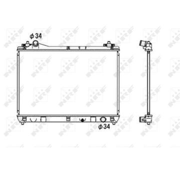 Chladič, chlazení motoru NRF 53703