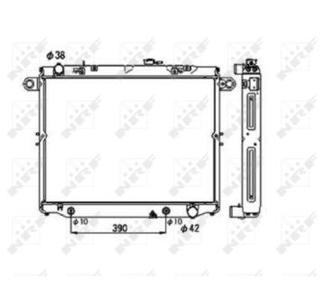 Chladič, chlazení motoru NRF 53706