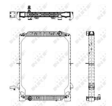 Chladič, chlazení motoru NRF 539568