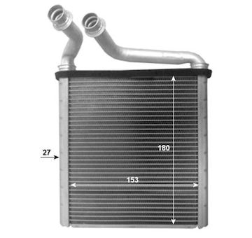 Výměník tepla, vnitřní vytápění NRF 54205