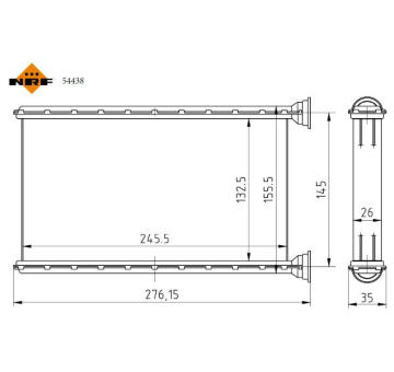 Vymenik tepla, Vnitrni vytapeni NRF 54438