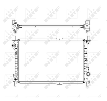 Chladič, chlazení motoru NRF 54755