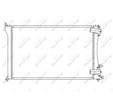 Chladič, chlazení motoru NRF 58251