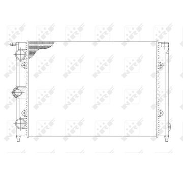 Chladič, chlazení motoru NRF 58697
