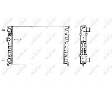 Chladič, chlazení motoru NRF 58819