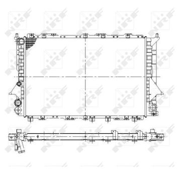 Chladič, chlazení motoru NRF 58868