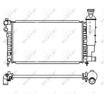Chladič, chlazení motoru NRF 58920
