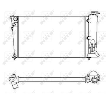 Chladič, chlazení motoru NRF 58922