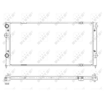 Chladič, chlazení motoru NRF 58929