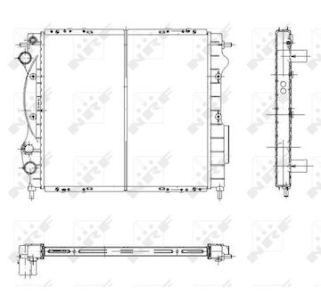 Chladič, chlazení motoru NRF 58934