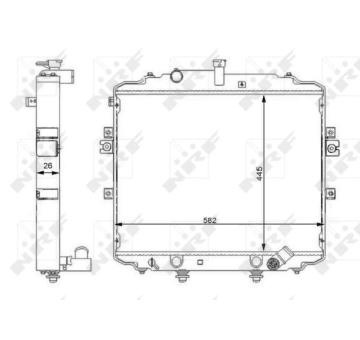 Chladič, chlazení motoru NRF 59107