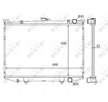 Chladič, chlazení motoru NRF 59114