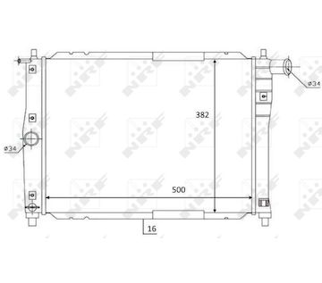 Chladič, chlazení motoru NRF 59122