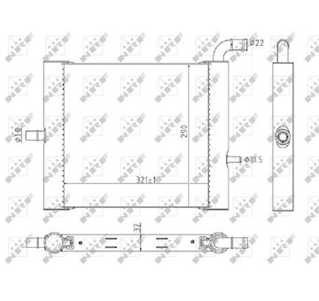 Chladič, chlazení motoru NRF 59176