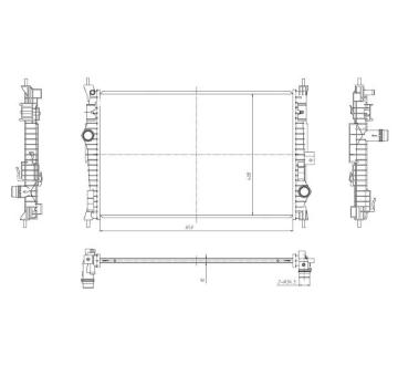 Chladič, chlazení motoru NRF59302