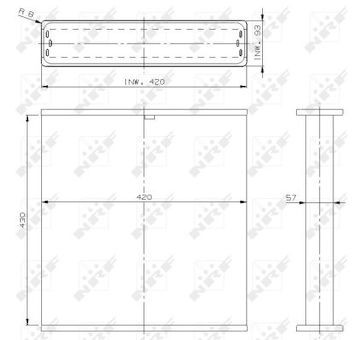chladici mrizka NRF 791