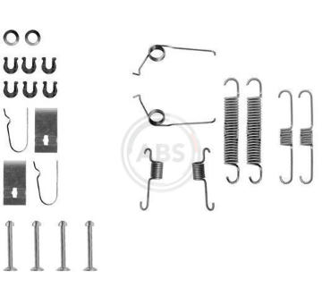 Sada příslušenství, brzdové čelisti A.B.S. 0693Q