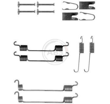 Sada příslušenství, brzdové čelisti A.B.S. 0797Q
