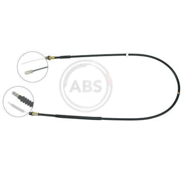 Tažné lanko, parkovací brzda A.B.S. K17616