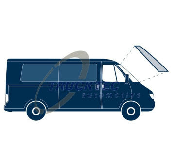 Těsnění, přední sklo TRUCKTEC AUTOMOTIVE 01.50.018