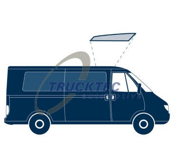 Těsnění, posuvná střecha TRUCKTEC AUTOMOTIVE 02.54.056