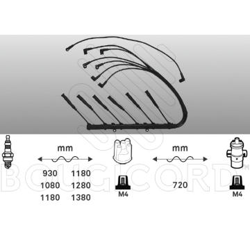 Zapalovací kabely BMW 3 E30 325 i125kW