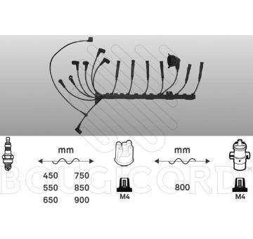 Zapalovací kabely BMW 5 E28 535 141kW
