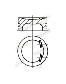 Píst NÜRAL 87-142406-00