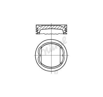 Píst NÜRAL 87-145400-30