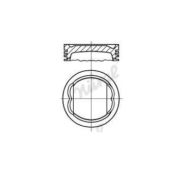 Píst NÜRAL 87-145406-30