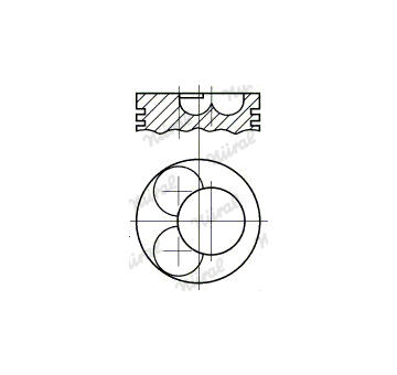 Píst NÜRAL 87-179000-10