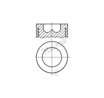 Píst NÜRAL 87-207700-00